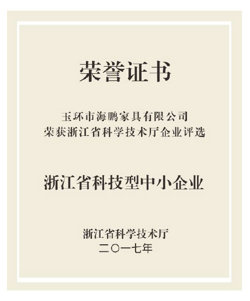 浙江省科技型中小企業(yè)
